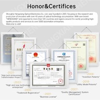 Encodeur rotatif HENGXIANG K38, résolution 2500PPR, protection IP50/IP65, montage sur plaque à ressort, incrémental, zéro retard, USB, moteur N20