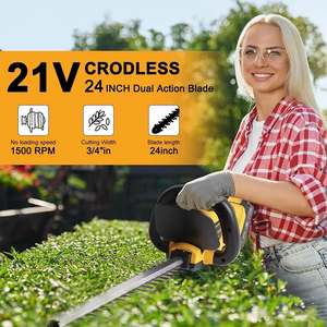 Zy 21V Draadloze Elektrische Grasschaar <span class=keywords><strong>Shrubber</strong></span> Huishoudelijke Mini Heggenscharen Aangedreven Door Lithiumbatterij - Product Image 6