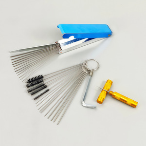 Air <b>Spray</b> Gun Cleaning Tool <b>Set</b> 35Pcs Metal Brush Kit For Airbrush Maintenance And Repair - Product Image 4