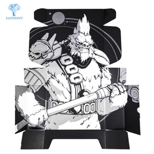 Customized Logo Standard Eco Friendly Flat <b>Pack</b> E Flute Corrugated <b>Paper</b> Skateboard Shipping Box - Product Image 1