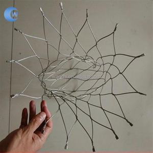 Duy trì thứ cấp thép không gỉ thả phòng chống cáp an toàn Net dây thép không gỉ Dây lưới túi cho đèn pha an toàn Net - Product Image 4