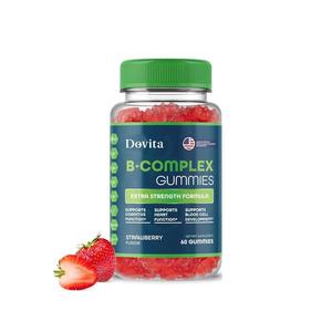 Supplément OEM pour nouveau-né Gommes complexes de vitamine B pour adultes pour l'énergie et la santé du cerveau - Product Image 1
