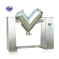 Machine de mélange de poudre de nourriture de farine de blé de riz de catégorie comestible d'acier inoxydable de V
