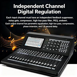 Console audio numérique professionnelle 24 canaux Dm-x24/x32 avec écran tactile 10 pouces et contrôle Wi-Fi pour scène Dm-x24 Dm-x32 24 - Product Image 3