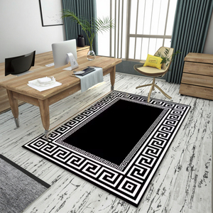 <span class=keywords><strong>Tapis</strong></span> de prière moderne en polyester robuste <span class=keywords><strong>tapis</strong></span> antidérapant <span class=keywords><strong>noir</strong></span> <span class=keywords><strong>et</strong></span> <span class=keywords><strong>blanc</strong></span> pour la décoration intérieure fabriqué à la machine - Product Image 6