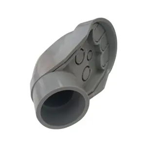 2-1/2 Inch PVC Service Entrance Cap With Female Slip Ends Electrical Conduit Fittings ETL Listed