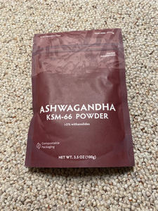 ผงอัชวกันดาสำหรับคนทานมังสวิรัติ ไม่มีน้ำตาล สมุนไพรธรรมชาติ ออร์แกนิค สารสกัดจากรากอัชวกันดา KSM-66 - Product Image 3