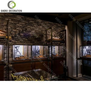 Lockable Watch <b>Counter</b> with LED Lighting Glass Display Showcase for Mall Showcase - Product Image 5