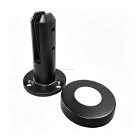 Support de fixation en acier inoxydable de 200 mm pour clôture de piscine, idéal pour les escaliers, les balustrades et les rampes en verre.
