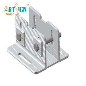 アートサインアルミニウムベースコネクタPvパネルマウントシステムソーラーオープンベースブラケット用ソーラー地面取り付けシステム - Product Image 2