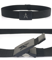 Ceinture tactique grise de 1.5 pouces Ceintures Web de travail en nylon extensible Idéal pour cadeau Ceinture utilitaire durable et formelle