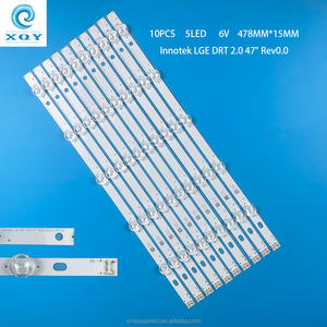 Barre de rétroéclairage LED en aluminium pour téléviseurs LCD, compatible avec Innotek <span class=keywords><strong>LGE</strong></span> DRT 2.0 47" Rev0.0 - Product Image 1