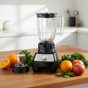 Blender de comptoir pour un mixage rapide, blender de table multifonction avec <span class=keywords><strong>4</strong></span> vitesses, pot en plastique de 1,5 L, idéal pour les smoothies - Product Image 1