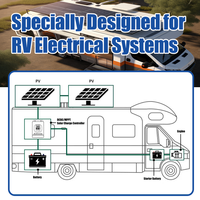 Chargeur de batterie DC-DC 12V 24V 36V 48V 10A 20A avec MPPT, régulateur de tension à double entrée pour générateur solaire, contrôleur de charge pour camping-cars