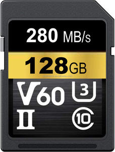 Tarjeta SD 4,0, 128, 130 GB, <span class=keywords><strong>V60</strong></span>, hasta 250 MB/s, velocidad de escritura, MB/s, velocidad de lectura para Vloggers profesionales, cineastas, fotógrafos - Product Image 2