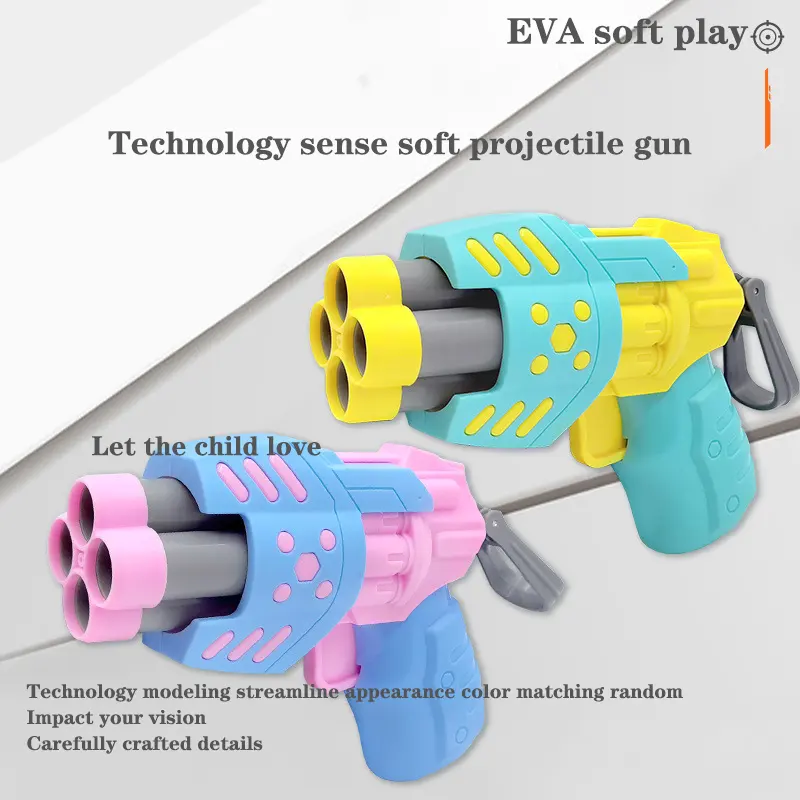 Fragen Sie nach Rabatten Handbuch Air Blaster Eva Soft Bomb Gun Schieß spielzeug Kinder Jungen Geschenks tand Spielzeug Eva Soft Bomb Gun