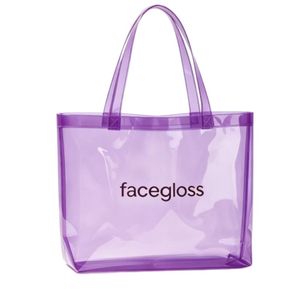 Trendy Candy Color Transparent TPU Tote Bag Custom Logo <b>Clear</b> Waterproof <b>Handbag</b> Large Capacity Shopping Gift Bag For Women - Product Image 6