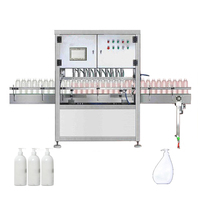 Llenadora de Líquidos Automática Multicabezal de 500ml-5L |   Máquina de Embotellado de Precisión para Producción Industrial