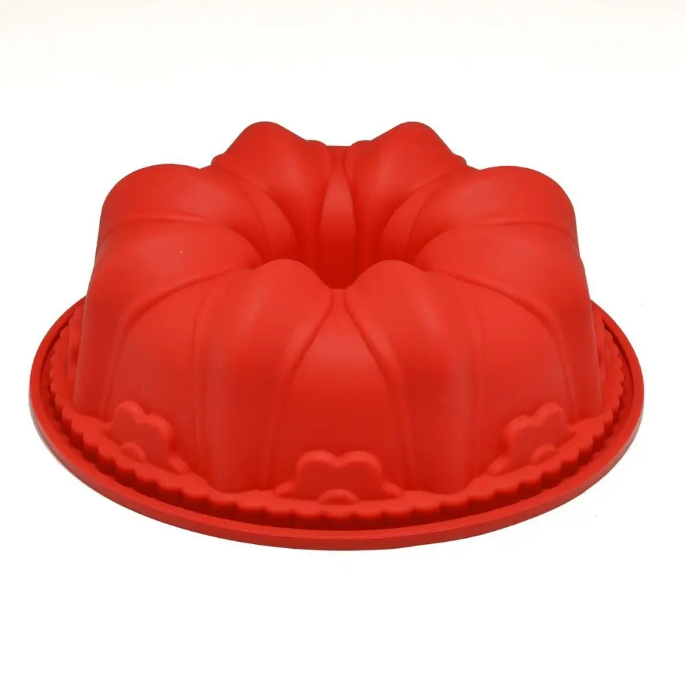 Molde de silicona con forma de corona Flexible 3D, personalizado, respetuoso con el medio ambiente, venta al por mayor, apto para lavavajillas, para hornear muffins y Pan