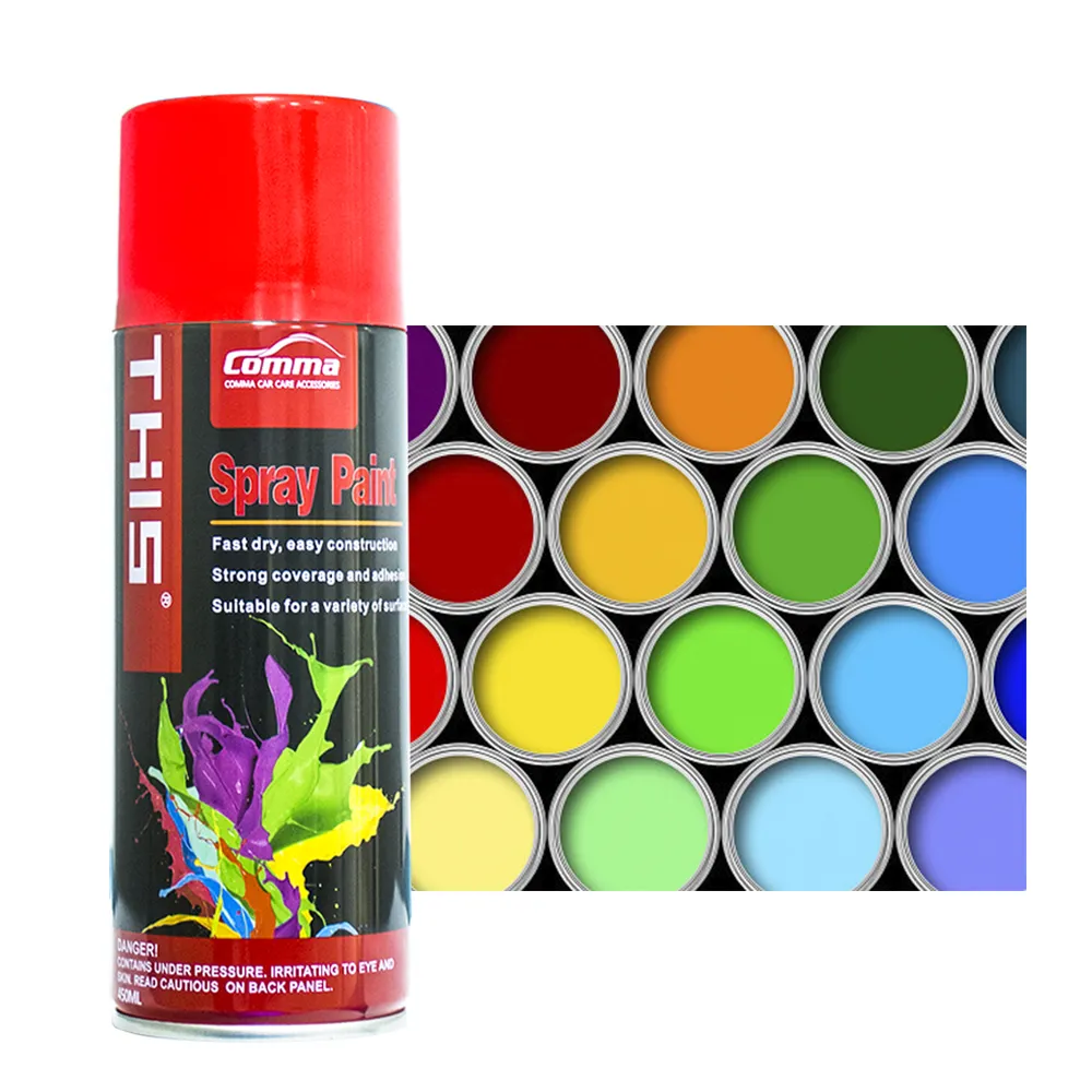 Aerosol i rivestimenti automatici si illuminano nell'olio scuro a base di colore a parete proteggono il film acrilico spray can car paint aerosol