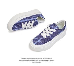 2025 New Style <b>Canvas</b> Lace-up Shoes Mens Casual Sneakers Comfort Breathable Thick Soles Flexible Rubber Outsole Genuine Leather - Product Image 3