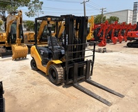 Mini chariot élévateur diesel Komatsu 30 d'occasion du Japon original, poids de 3 tonnes, chariot élévateur Komatsu 30 50 d'occasion, prix bas à vendre