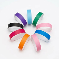 Bracelets jetables en papier imperméables pour événements, festivals, concerts, clubs, comptage des présences en bord de mer, contrôle d'accès