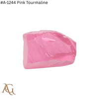 Matériaux bruts créés en laboratoire # Tourmaline rose 1244, pierre précieuse taillée, lapidaire, synthétique, simulée, matière première Nano Nanosital