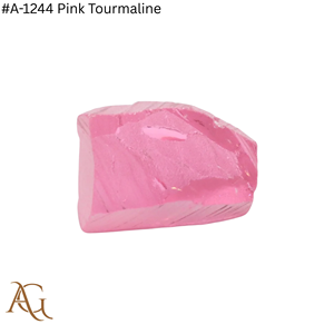 Nano Lab Grown Rough # Une pierre précieuse de tourmaline rose 1244, taille lapidaire, synthétique, simulée, créée en laboratoire, matière première nanosital - Product Image 2