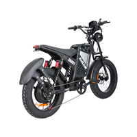 Vélo électrique Enduro 20 pouces, motocross, moteur 60V 2000W, VTT électrique tout-terrain pour adulte, style vintage, avec pneus larges