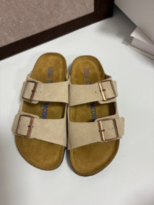 Zapatos Casuales de Cuero para Hombre y Mujer <span class=keywords><strong>Arizona</strong></span>, Sandalias de Corcho, con Plantillas de Corcho y Pantuflas de Cuero - Product Image 6