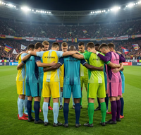 Uniforme de Fútbol de Poliéster Ligero y Duradero para Equipos Juveniles y Adultos con Diseño de Identidad de Equipo Personalizado