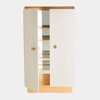 Meuble de salon en bois de haute qualité avec zone de rangement suspendue, armoire multi-rangements segmentée de grande taille