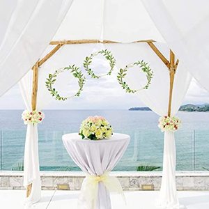 <span class=keywords><strong>Cercle</strong></span> en bois sculpté Tailai, écologique, en bambou, avec motif floral en macramé, anneau pour <span class=keywords><strong>attrape</strong></span>-rêves, décoration de mariage, couronne murale, décoration suspendue - Product Image 3