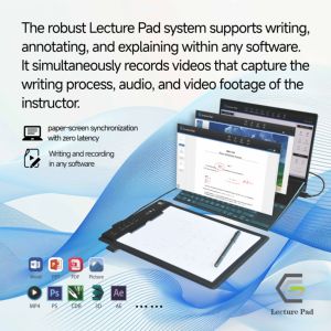 Máy tính hỗ trợ giảng dạy & học tập máy tính bảng ghi âm viết tay kỹ thuật số các tính năng 15-inch hiển thị bài giảng Pad hệ thống MP4 định dạng - Product Image 3