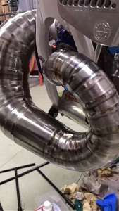 Silenziatore di Scarico Moto Aftermarket ad Alte Prestazioni in Titanio e Acciaio Inox a Due Tempi per Husqvarna TE300 KTM300 EXC 2024 - Product Image 4