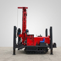Foreuse de carottage pneumatique portable de 300 m de profondeur avec moteur puissant, forage de 60 mm, performance stable pour le forage de puits d'eau