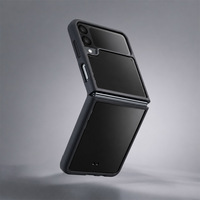 Funda Protectora Resistente para Teléfono, Diseño Plegable, TPU+PC, a Prueba de Golpes, Transparente, Protección Anticaídas