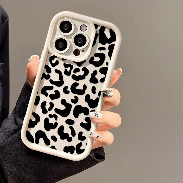 Luxury Design Leopard Print Pattern Personality Candy Shockproof Mobile Cover Phone case for iPhone 17 air 16 15 Pro Max 14 13