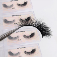 Vente en gros de faux cils de vison Marque privée Faux cils faits à la main Bande complète de faux cils de vison avec logo personnalisé