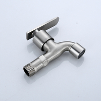 Robinet simple Style carré buse anti-éclaboussures robinet d'eau accessoires de salle de bain