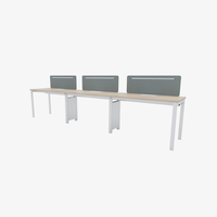 Mobilier de bureau établi Table d'écriture de bureau complète moderne modulaire 1 2 3 4 6 8 personnes siège personnel poste de travail