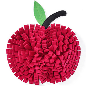 Alfombra Olfativa con Forma de Manzana para Perros y Gatos, Comedero Lento, Anti-estrangulamiento, Alfombra Interactiva de Forrajeo, Alivio del Estrés, Suministros para Mascotas - Product Image 4