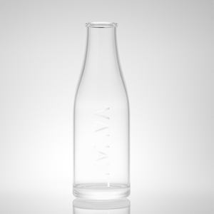 Bouteille en verre super flint de luxe de 500 ml, impression de logo personnalisée ou couleur claire pour café, jus, whisky, gin, vodka - Product Image 1