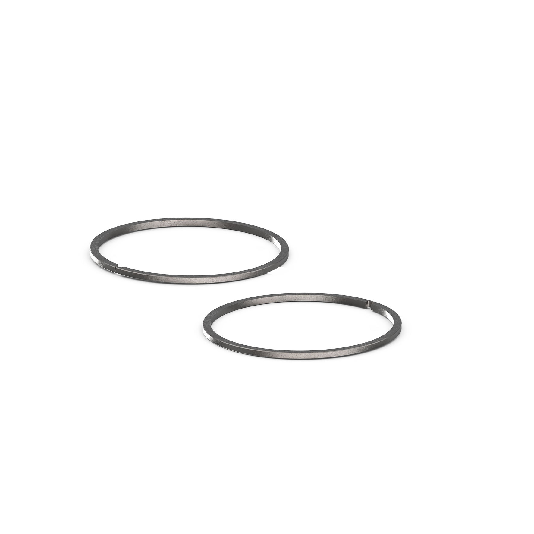 2 Kolbenringe Ø 43,8x1,5 rechteckig****^^^^ https://www.siboasi.com
