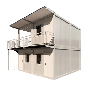 2022 Fabriek Custom Luxe Moderne Qatar Prefab 2 3 4 Slaapkamer Huis China Geprefabriceerde Goedkope Flat Pack Living Container Home