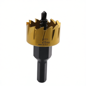 Lame de scie cloche HSS 38 mm revêtue de titane pour perçage du bois et du métal - Product Image 2