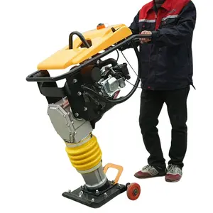 New HONDA GX160 Electric Impact Hammer Economical Vibration Soil Compactor and Tamping Rammer for Road Compaction