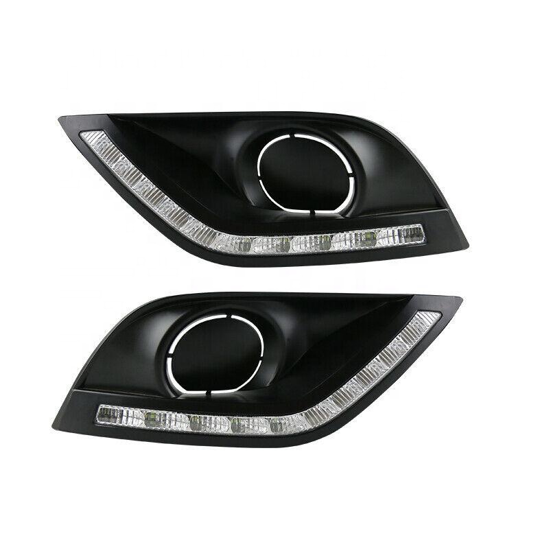 Автомобильные светодиодные дневные ходовые огни DRL поворотные модифицированные запчасти автомобильные аксессуары сигнальные Противотуманные фары для Nissan Sunny 2014-2017