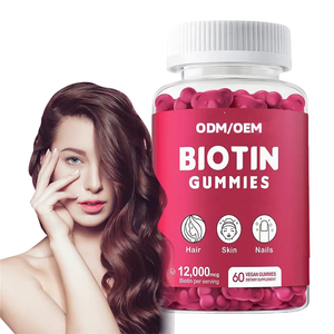 แคปซูลบำรุงเส้นผมไบโอติน OEM ODM ผ่านการทดสอบทางคลินิก ผลิตภัณฑ์เสริมอาหารสมุนไพรสำหรับผมหนาขึ้นสำหรับผู้หญิง 60 แคปซูล - Product Image 1